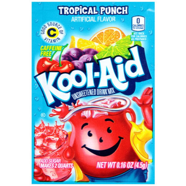 Kool Aid Tropical Punch Drink Mix 4.5g