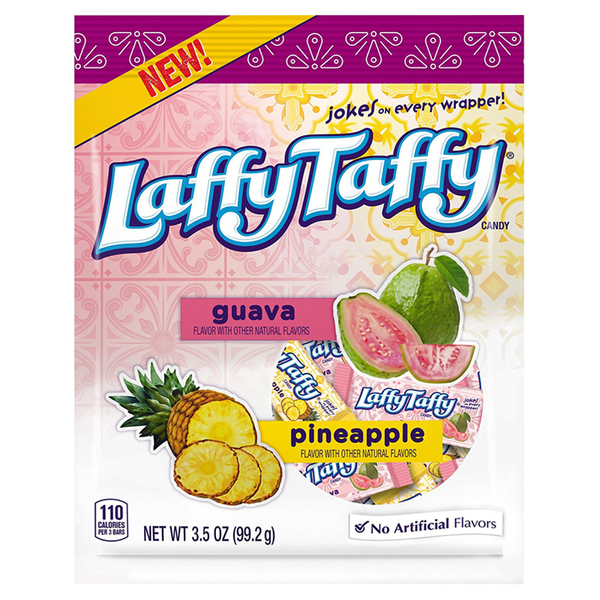Laffy Taffy Tropical Guava And Pineapple Peg Bag 99.2g