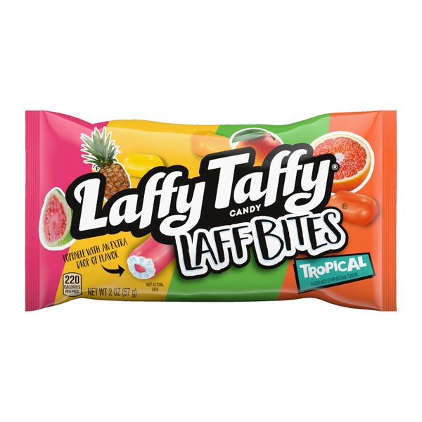 laffy taffy laff bites tropical 57g