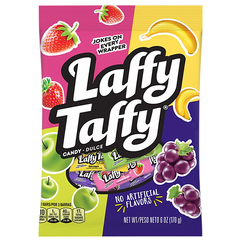 Laffy Taffy Miniature Bars Peg Bag 170g