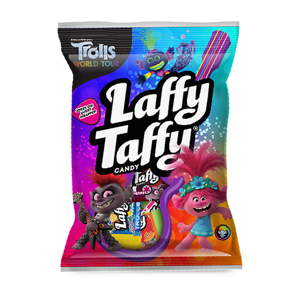 Laffy Taffy Trolls Peg Bag (108g)