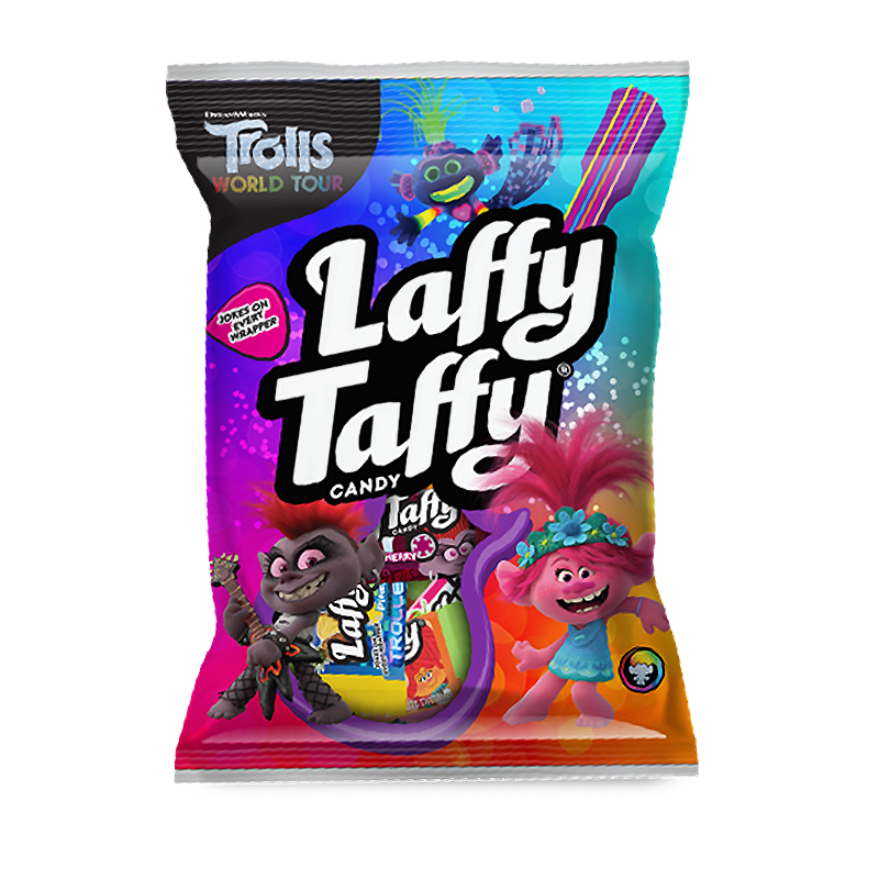 Laffy Taffy Trolls Peg Bag (108g)