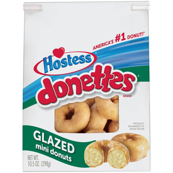 Hostess Donettes Glazed Mini Donuts (298g)