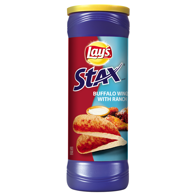 Stax Bufflo Ranch Lay's Stax Buffalo Wings with Ranch (156g)