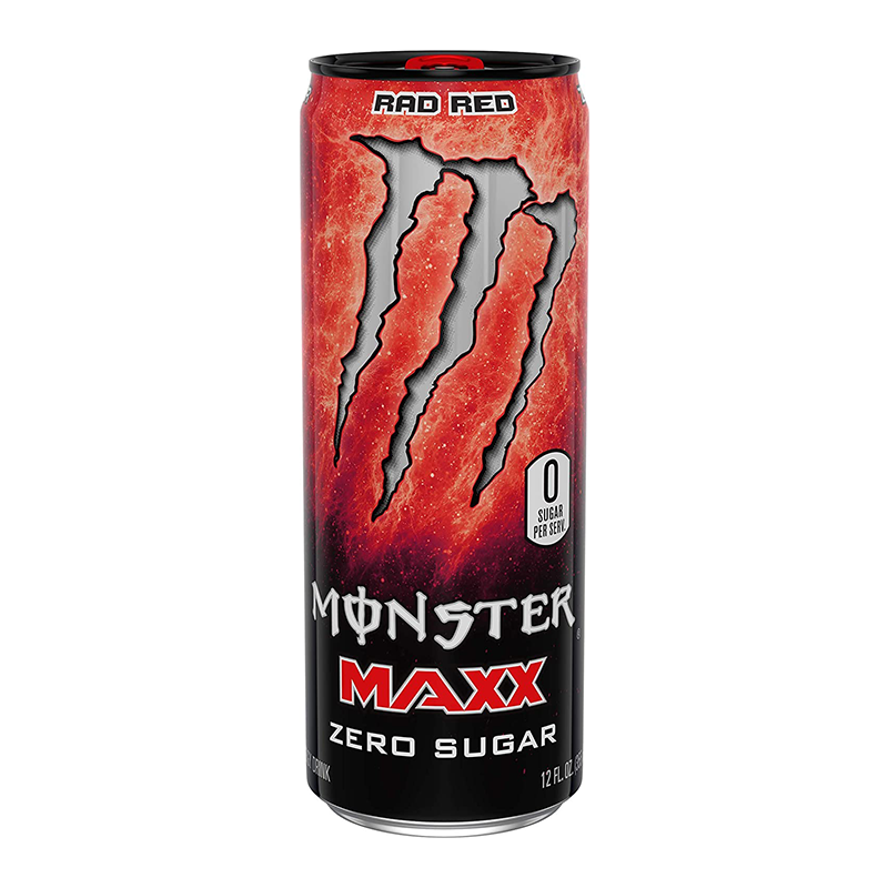 monster maxx rad red can 355ml