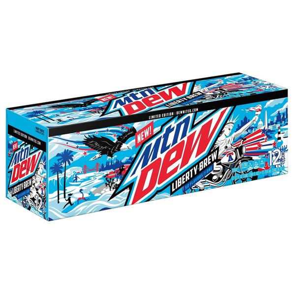 Mountain Dew Limited Edition Liberty Brew -12 Pack