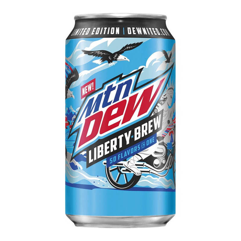 mountain dew liberty brew can 355ml