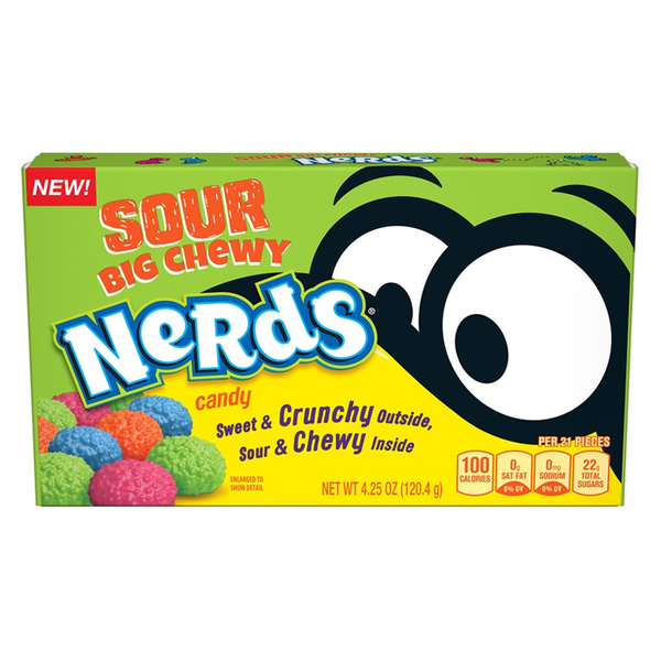 nerds sour big chewy theatre box 120.4g