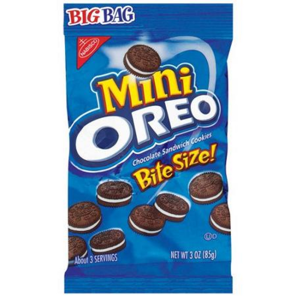 oreo mini cookies big bag 85g