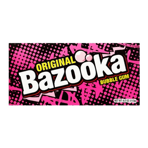 original bazooka bubble gum theatre box 113g