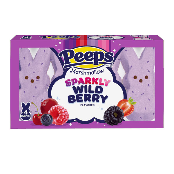 peeps sparkly wild berry marshmallow 42g