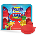 peeps fruit punch flavoured marshmallow chicks 85g