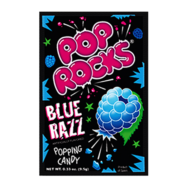 pop rocks blue razz popping candy 9.5g