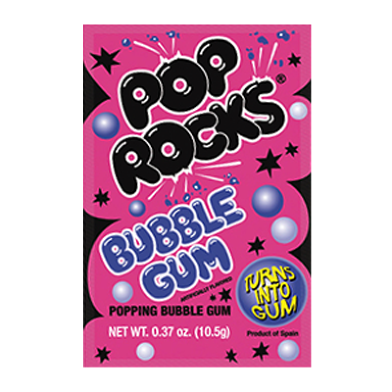 pop rocks bubblegum popping bubble gum 10.5g