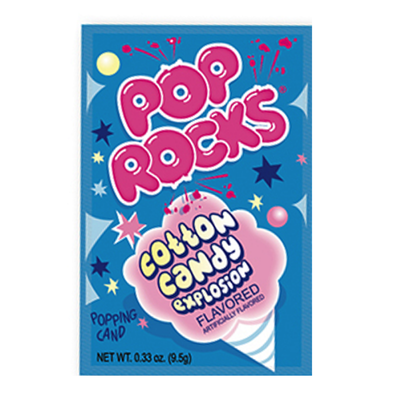 pop rocks cotton candy popping candy 9.5g