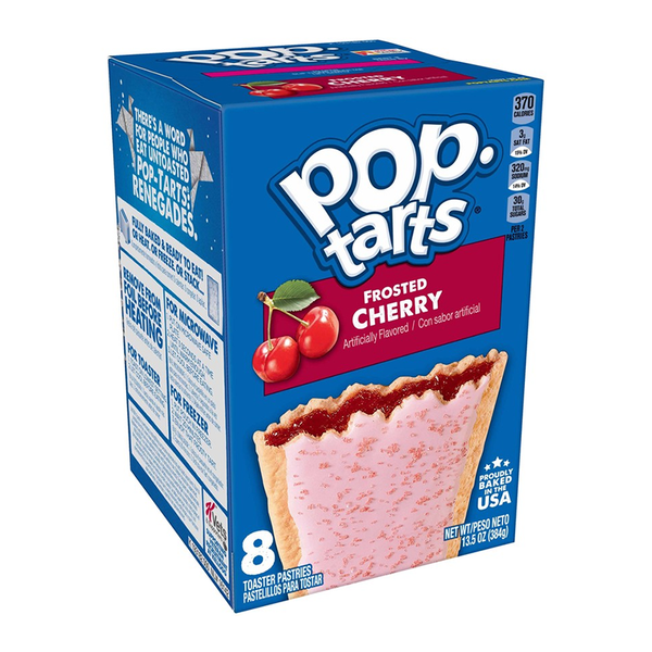 pop tarts frosted cherry 8 pack 384g