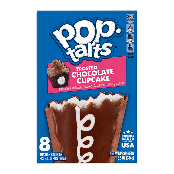 pop tarts frosted chocolate cupcake 8 pack 384g