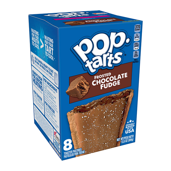 pop tarts frosted chocolate fudge 8 pack 384g