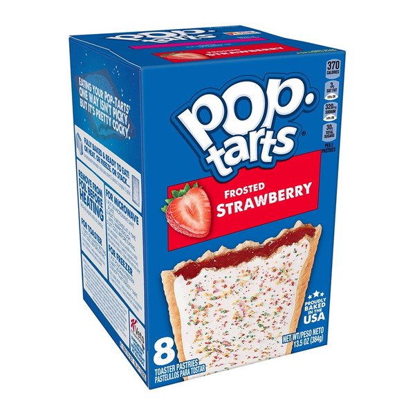 pop tarts frosted strawberry 8 pack 384g