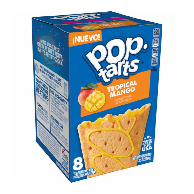 pop tarts tropical mango 384g