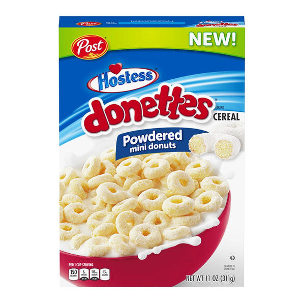 Post Hostess Donettes Powdered Mini Donuts Cereal (311g)