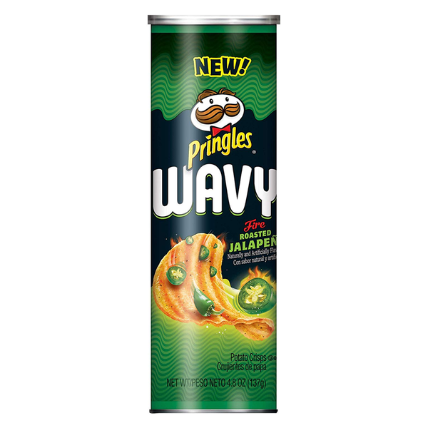 Pringles wavy fire roasted jalapeno 137g