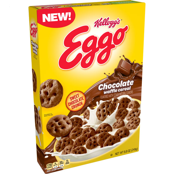 Kellogg's Eggo Chocolate Waffle Cereal (249g)