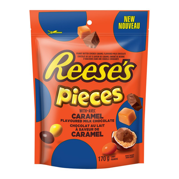 Reeses pieces with caramel 170g
