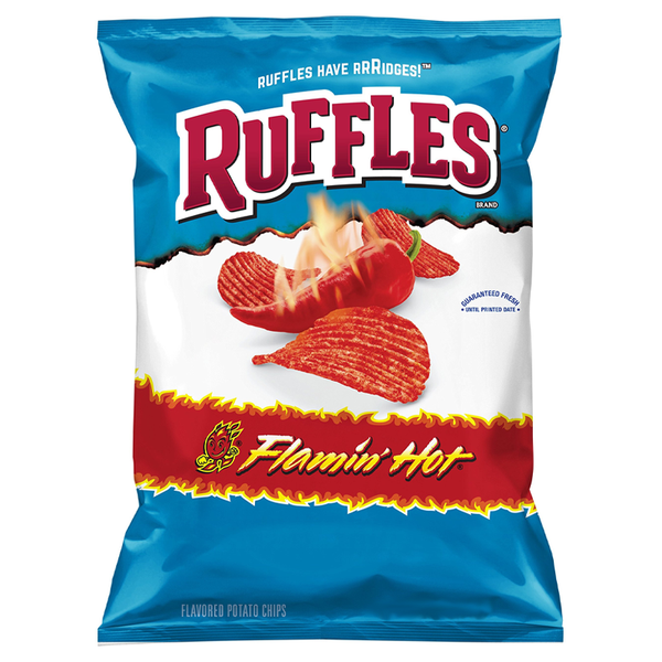 Ruffles Flamin' Hot Potato Chips (184g)