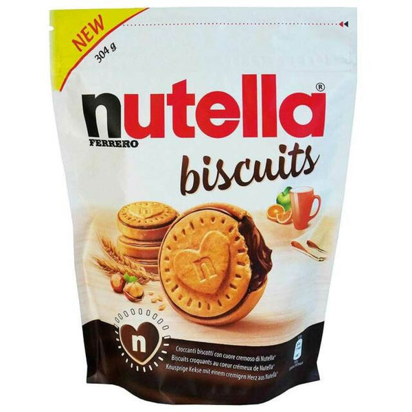 ferrero nutella biscuits bag 304g