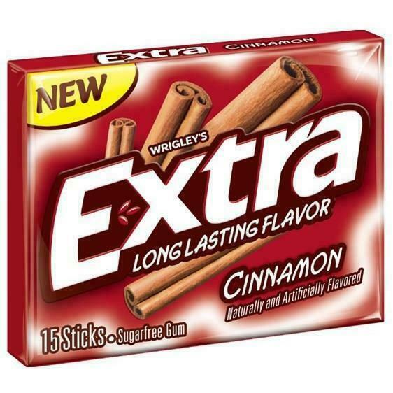 Wrigleys Extra Cinnamon 15 Sticks Gum 