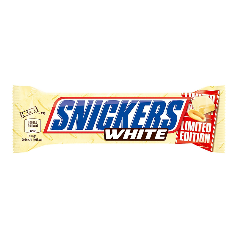 snickers white chocolate 49g