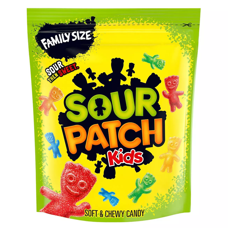 Sour patch kids family size pouch 816g