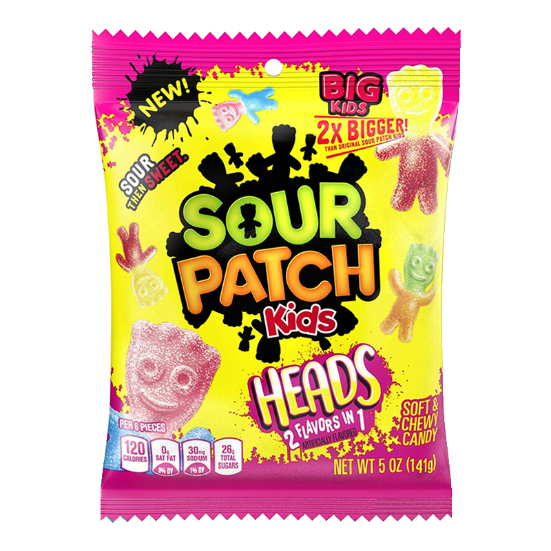 Sour Patch Kids Big Heads (141g)