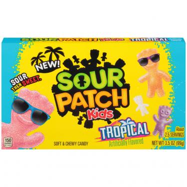 sour patch kids tropical theatre box 99g