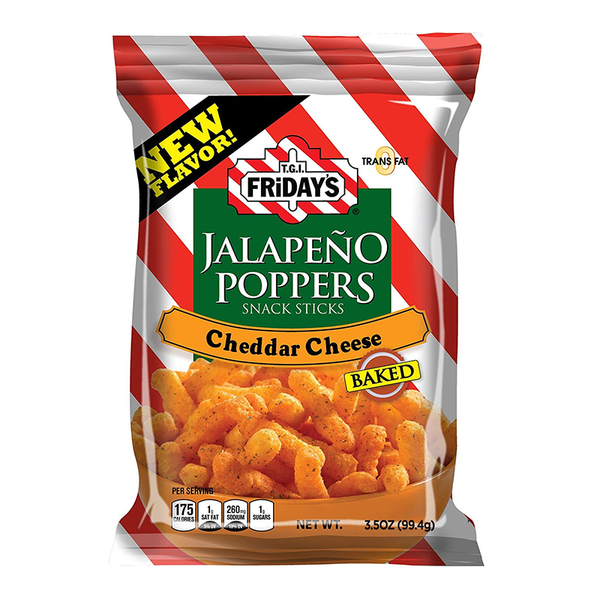 tgi Fridays jalapeno poppers cheddar cheese 99.4g