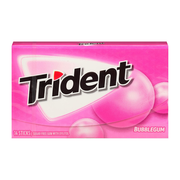 Trident Bubble Gum- 14pc
