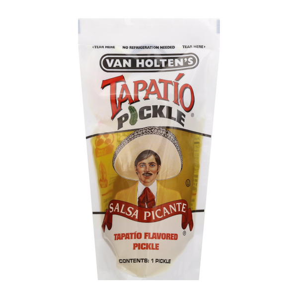 Van Holtens Jumbo Tapatio Pickle In-a-Pouch