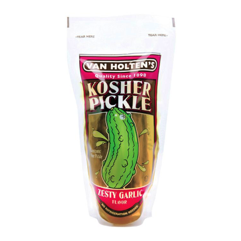 van holtens kosher pickle zesty garlic 