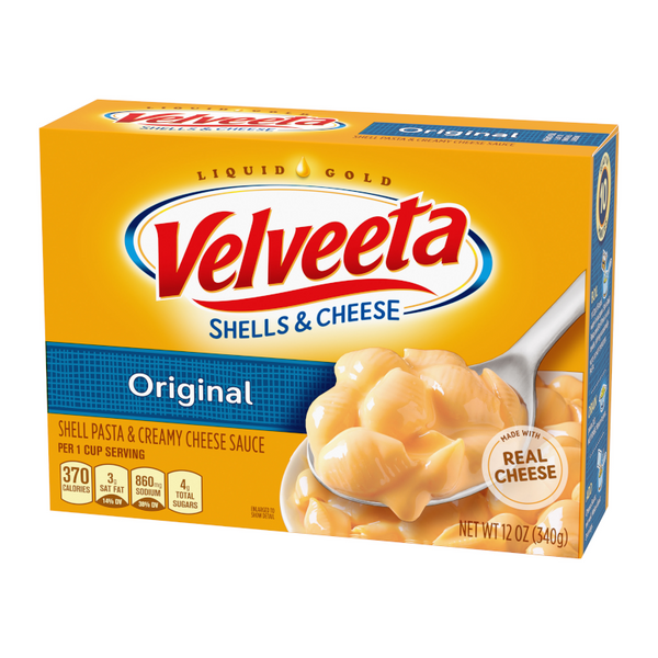 velveeta shells and cheese original 340g