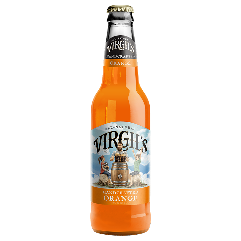 virgils handcrafted orange soda 355ml