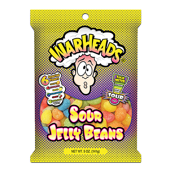 Warheads Sour Jelly Beans (141g)