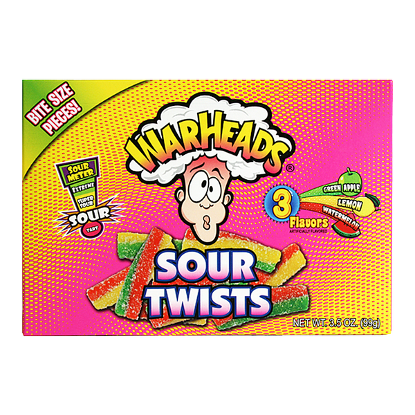 warheads sour twists theatre box 99g