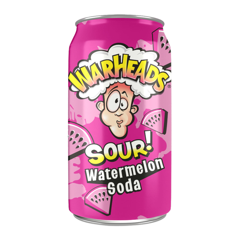 Warheads SOUR! Watermelon Soda (355ml)