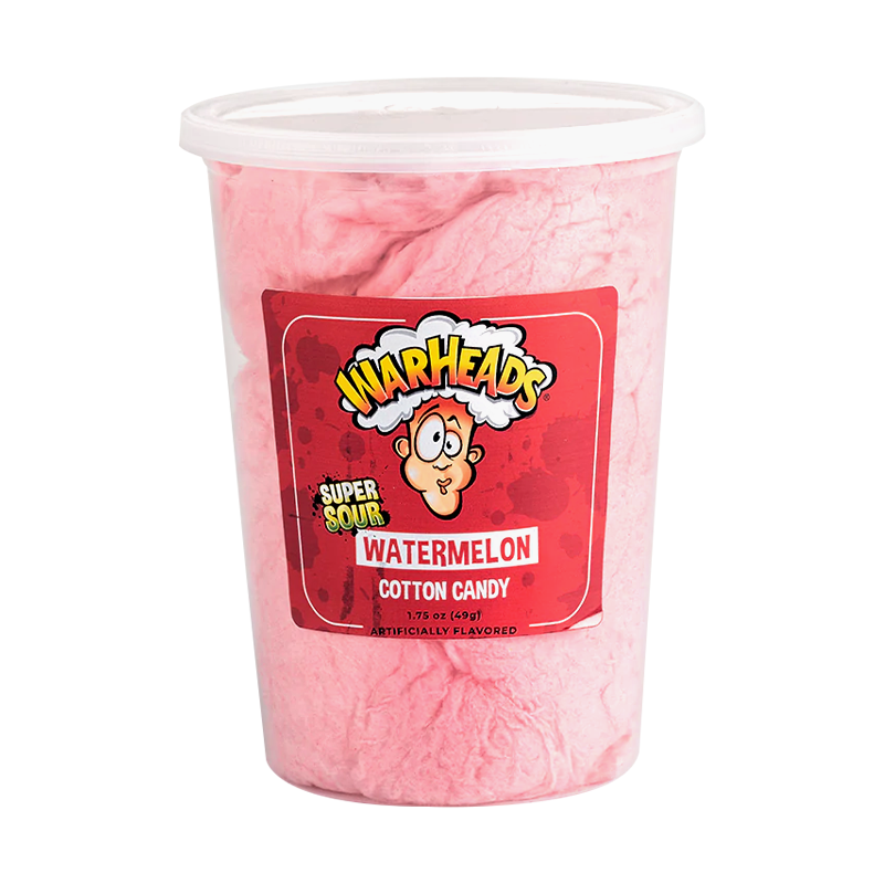 warheads watermelon cotton candy 49g